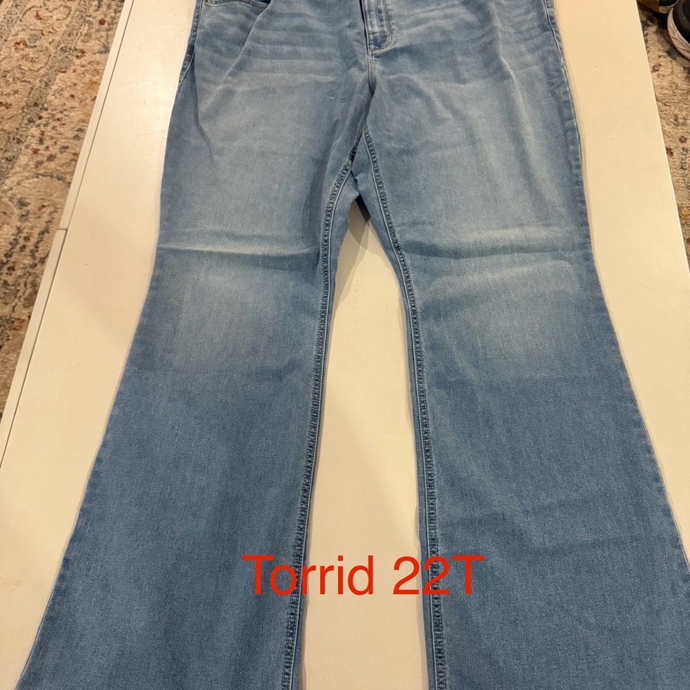 Torrid Light Blue Flare Jeans
